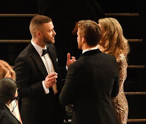 Justin Timberlake And Ryan Gosling Reunite At The Oscars 2017 Teen Vogue