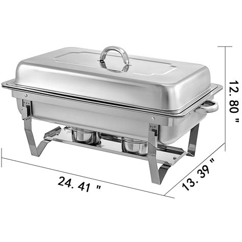 1312full Size Catering Stainless Steel Chafer Chafing Dish 8 Qt