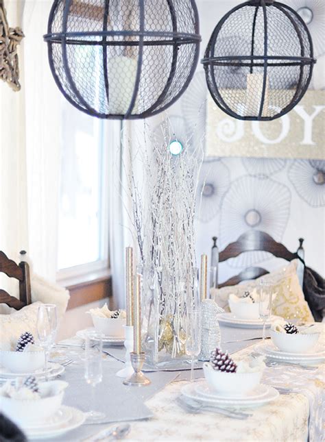 Silver And Gold Rustic Glam Holiday Entertaining Decor Love Maegan