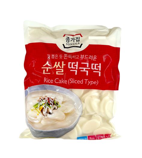 Rice Cake Sliced 1kg Chongga Korean