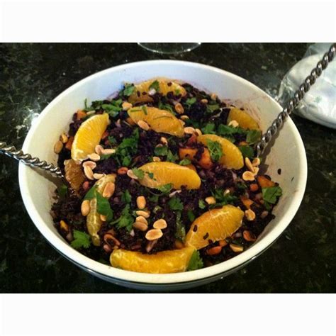 Black Rice Salad W Mango And Peanuts Bon Appétit Summer Recipes