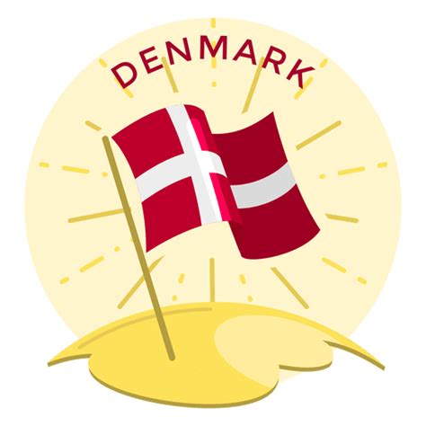 Denmark Shinning Flag Transparent Png And Svg Vector File