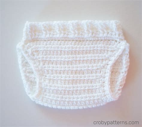 Crochet Pattern Little Bunny Diaper Cover Croby Patterns