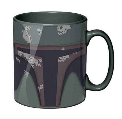 Star Wars Boba Fett 2 D Ceramic Mug Entertainment Earth Star Wars