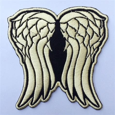 Daryl Dixon Wing Patch The Walking Dead Embroidered Iron On