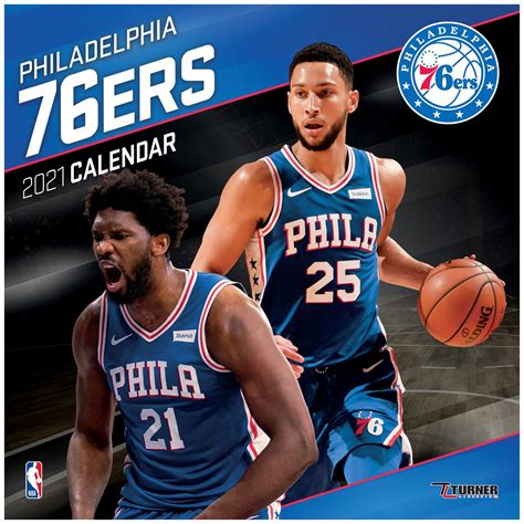 Find out the latest on your favorite nba players on cbssports.com. Turner NBA 30x30cm Wand-Kalender 2021 Philadelphia 76ers | Kalender | Fan Gear | 59caps.com
