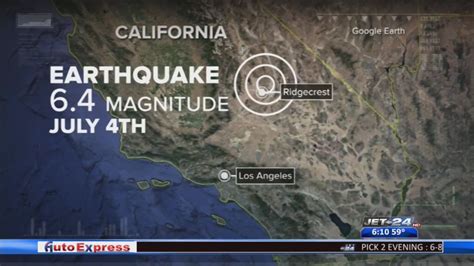 Update On Southern California Earthquakes Wjetwfxp