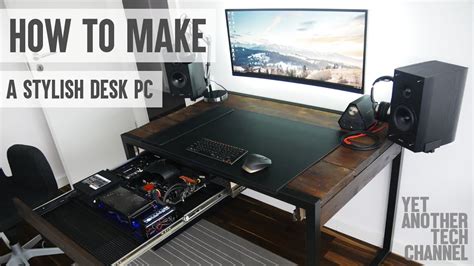 A computer built into a desk also known as desk pcs, is something we can all agree is the next level of gaming pc builds. How to make a stylish desk PC (DIY Desk PC) | Pc desk, Diy ...