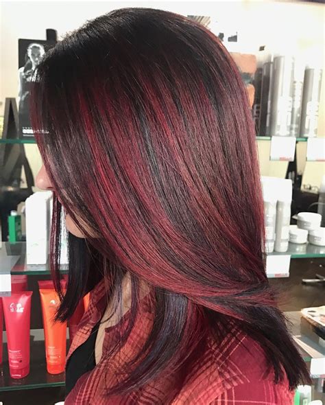 50 Shades Of Burgundy Hair Color Dark Maroon Red Wine Red Violet