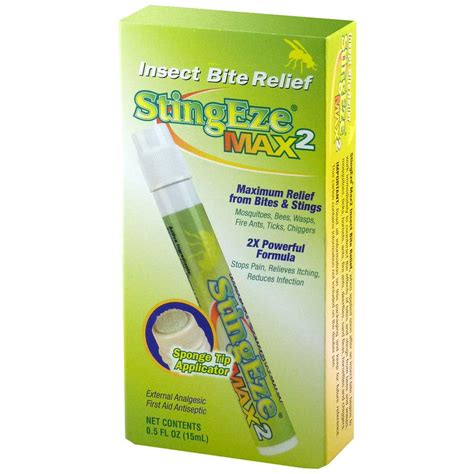 Max 2 Insect Bite Relief Provides Instant Sting Relief From Mosquito