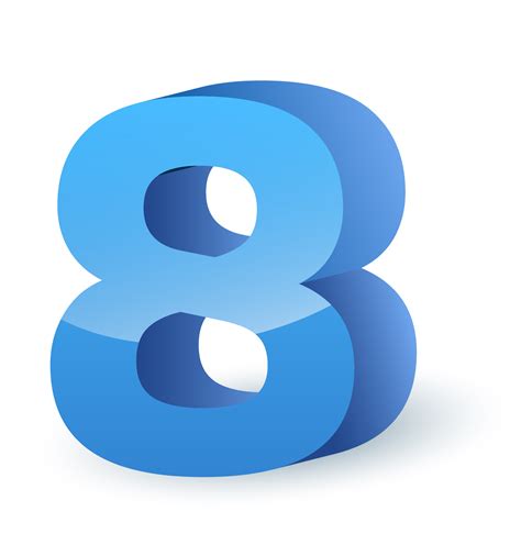 8 Number PNG Images Transparent Background | PNG Play png image