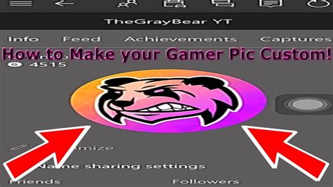 How To Add A Custom Gamer Pic On Xbox One Very Easy Youtube
