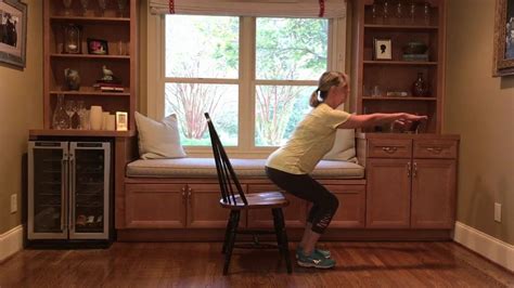 Sit To Stand Youtube Balance Exercises Senior Fitness Flexibility