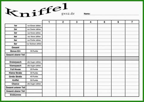 Kniffel Extreme Vorlage Pdf - Kostenlose Vorlagen zum Download