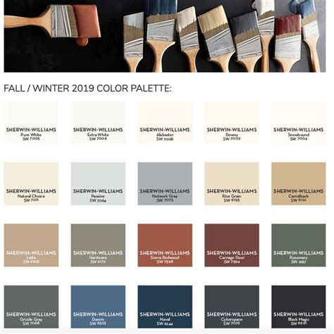 Check out our pottery barn paint selection for the very best in unique or custom, handmade pieces from our shops. Sherwin Williams Fall/Winter 2019 Paint Color Palette for ...