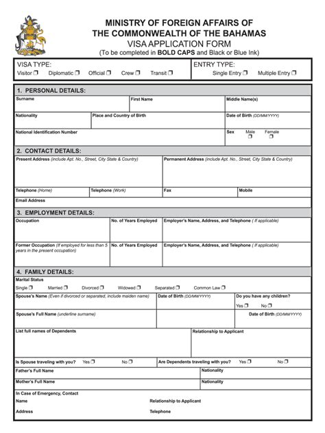 Bahamas Immigration Form Online Fill Out And Sign Online Dochub