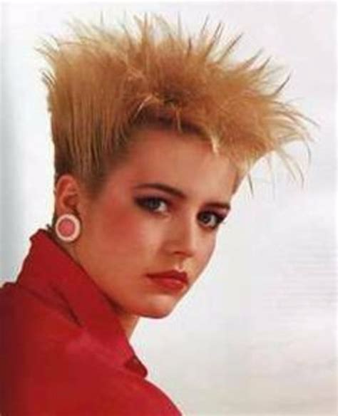 1980s The Period Of Women Rock Hairstyle Boom 80s Short Hair 80s Hair 1980s Hair