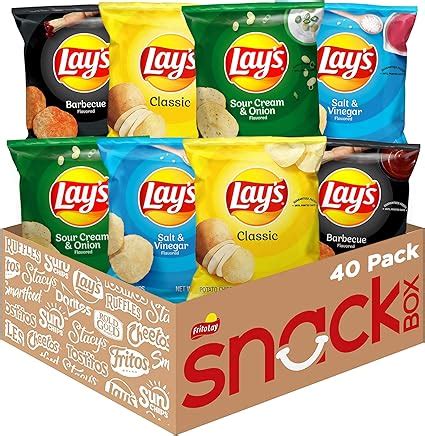 Lay S Potato Chip Variety Pack 1 Ounce Pack Of 40 Amazon Com Au