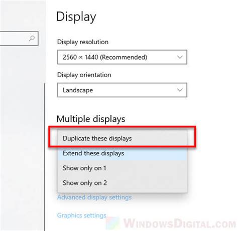 How To Duplicate Or Mirror Screen On Windows 10 In 2021 Windows 10