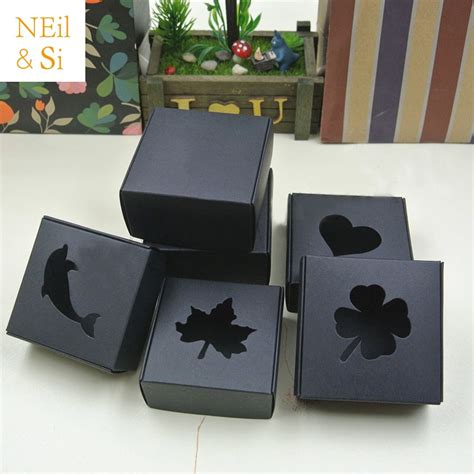 You can experiment with other gift box designs and craft ideas, creating unique. Hollow Black Paper Box Gift Favor Manual Craft Handmade ...