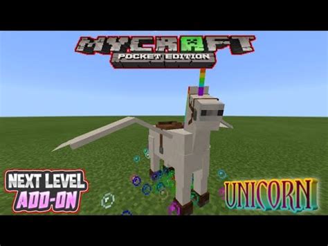 This mod adds unicorns and pegasi to minecraft as well as some awesome items such as fairy dust armor and unicorn fur. Minecraft Pocket Edition || Add-On UNICORN Mcpe - YouTube