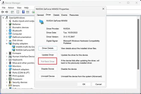 Step By Step Guide Roll Back Nvidia Driver To Fix Issues On Windows 11