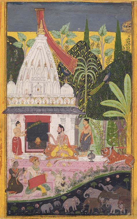 Vangali Ragini Opaque Watercolor On Paper Mewar Rajasthan Northern