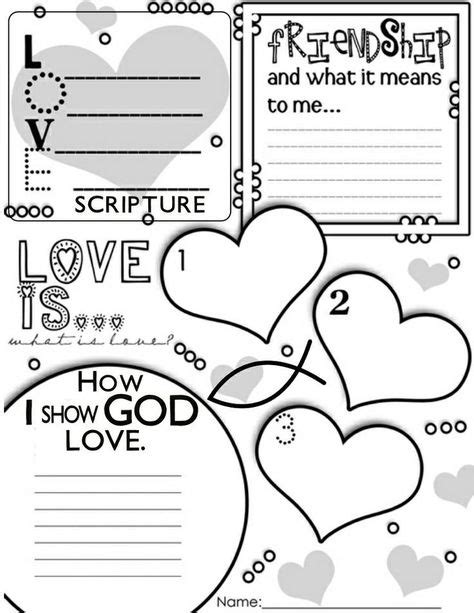 God Is Love Coloring What Is Love Graphic Organizers Valentines