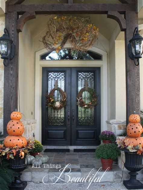 All Things Beautiful Fall Wreath Porch Decor