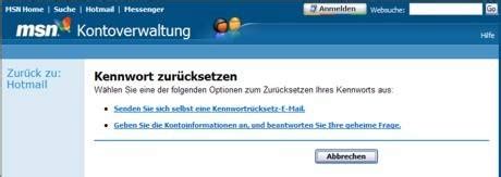 It provides efficient online support to users and is providing facilities like maintaining contact and mail. Hotmail-Passwort vergessen - pctipp.ch