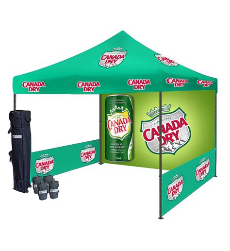 Take away the limits from traditional imprints with our included full color custom print package. Custom 10x10 tent promotional Tent With Color-Printed Roof ...