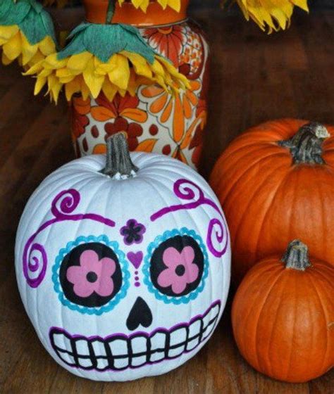 30 No Carve Pumpkin Ideas For Halloween Decoration 2017