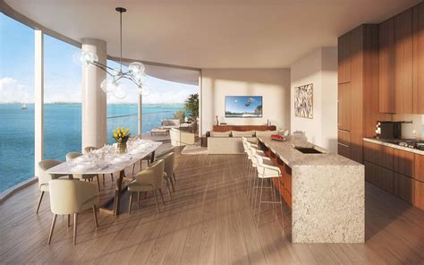 Luxury Condo Kitchen Una Residences Brickell Miami The Pinnacle List
