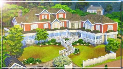 One Pack Mansion The Sims 4 Speed Build Youtube
