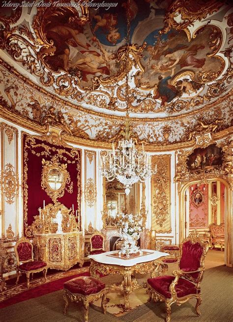 Palacio De Linderhof Dining Room Interiores De Castillo Interior