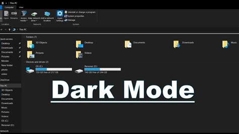 How To Enable Dark Mode On Windows Home For Free Dark Mode In Pc