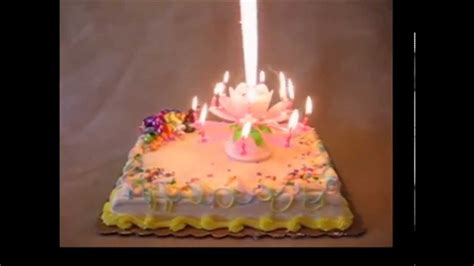 Amazing Happy Birthday Candle Rotating And Spinning And Singing Hb Day