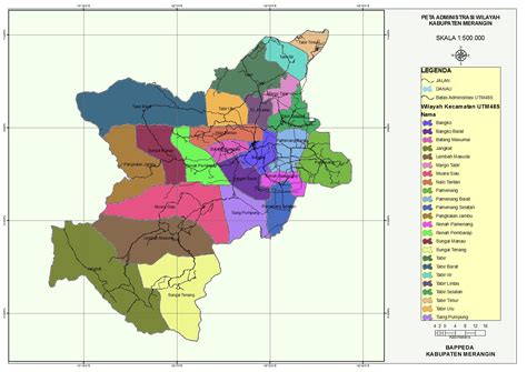 Selamat Datang Di Situs Resmi Pemerintah Kabupaten Merangin Peta Administrasi