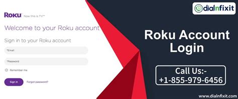 Roku Account Login 1 855 979 6456 Link Sign In Roku