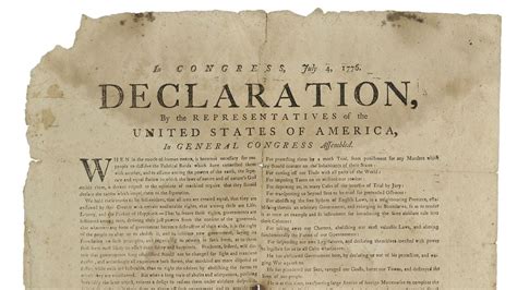 The Declaration Of Independence The Boston Globe