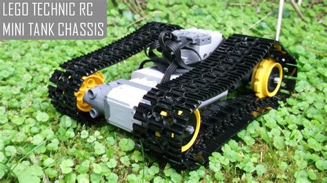 How To Make A Lego Technic Rc Mini Tank Chassis Youtube