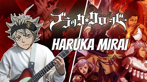 Haruka Mirai Black Clover Op 1 Cover Backing Track Youtube