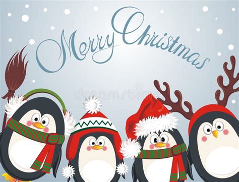 Merry Christmas Penguin Clip Art