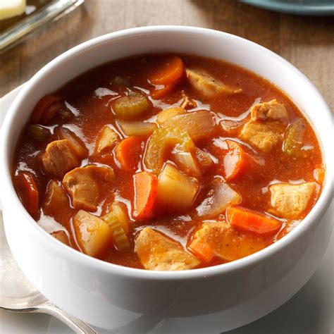 This chicken stew recipe contains the fresh flavor of there after, chop your chicken into sizable pieces and put it to boil until the meat is tender. Chicken Stew Recipe | Taste of Home