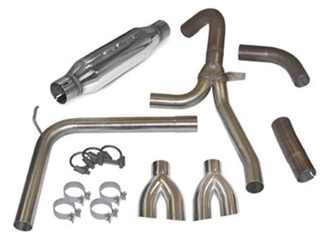 Slp Loudmouth Cat Back Exhaust System W 35in Dual Tips