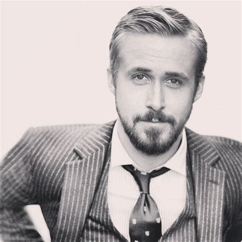 Ryan Gosling Black And White Ryan Gosling Ryan Gosling Beard Ryan Gosling Actors