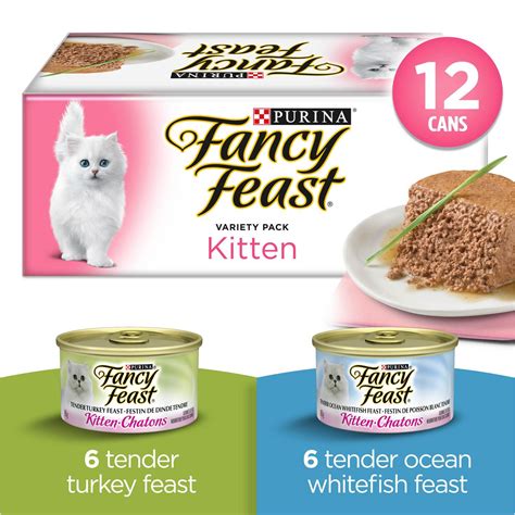 Maybe you would like to learn more about one of these? Fancy Feast Kitten Food, Wet Cat Food Variety Pack ...