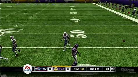 Madden Nfl 10 Xbox 360 Gameplay Brady And Jackson Difference Ign