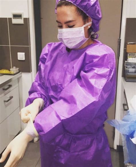 Pin By Forxe On Nurse Gloves Smr Female Surgeon Surgical Gloves Cute Nursing Scrubs