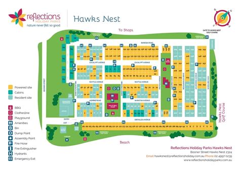 This cabin is nestled in the woods offering plenty of seclusion for our guests. Hawks Nest Caravan & Holiday Park NSW | Reflections ...